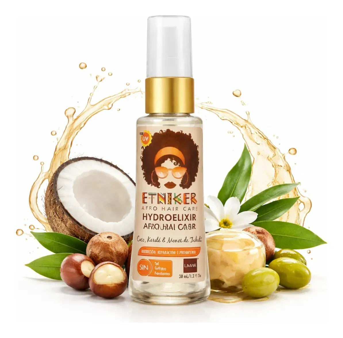 Aceite Etniker Hydroelixir Natural 38ml