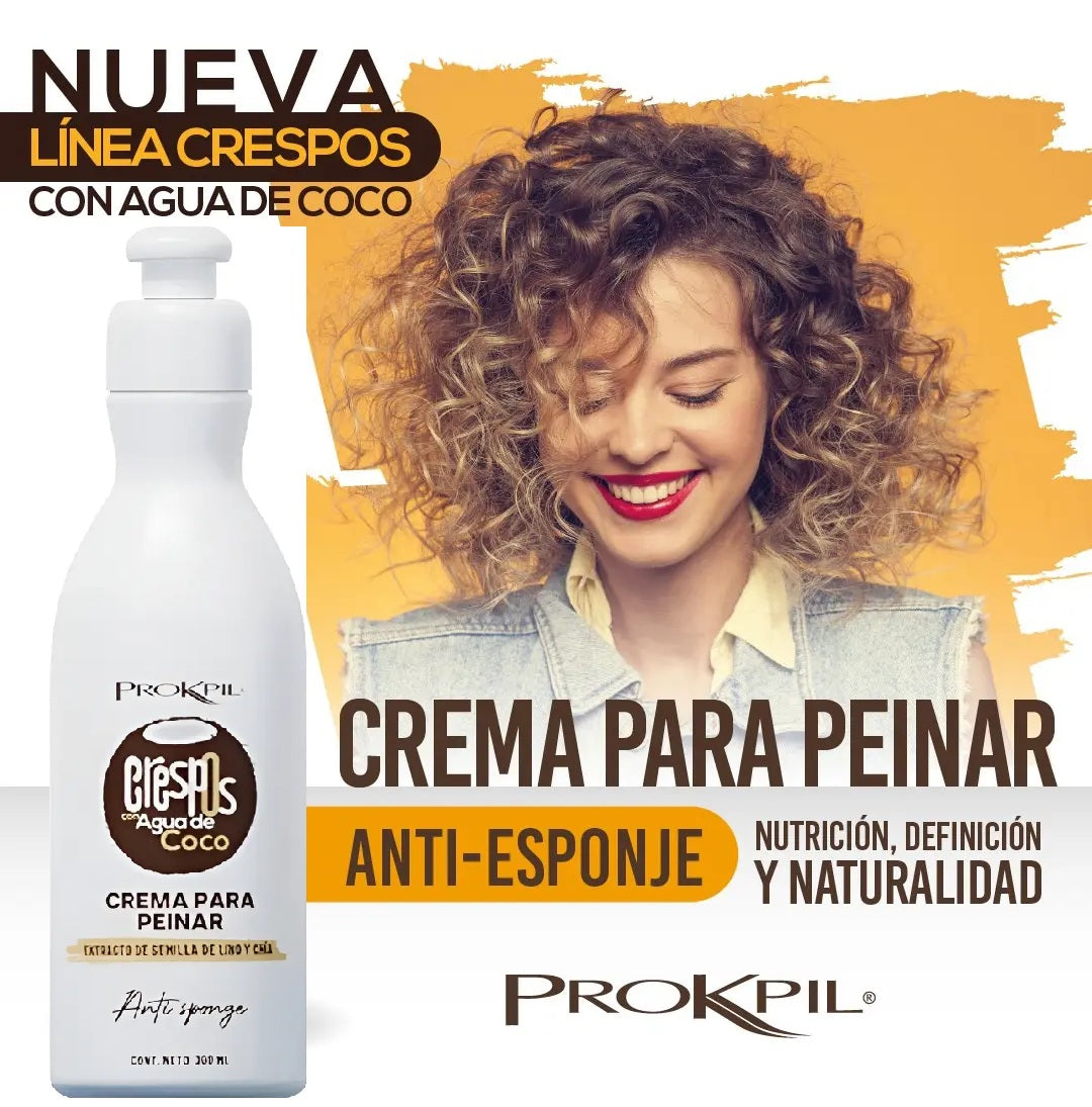 Crema De Peinar Prokpil Crespos 300ml