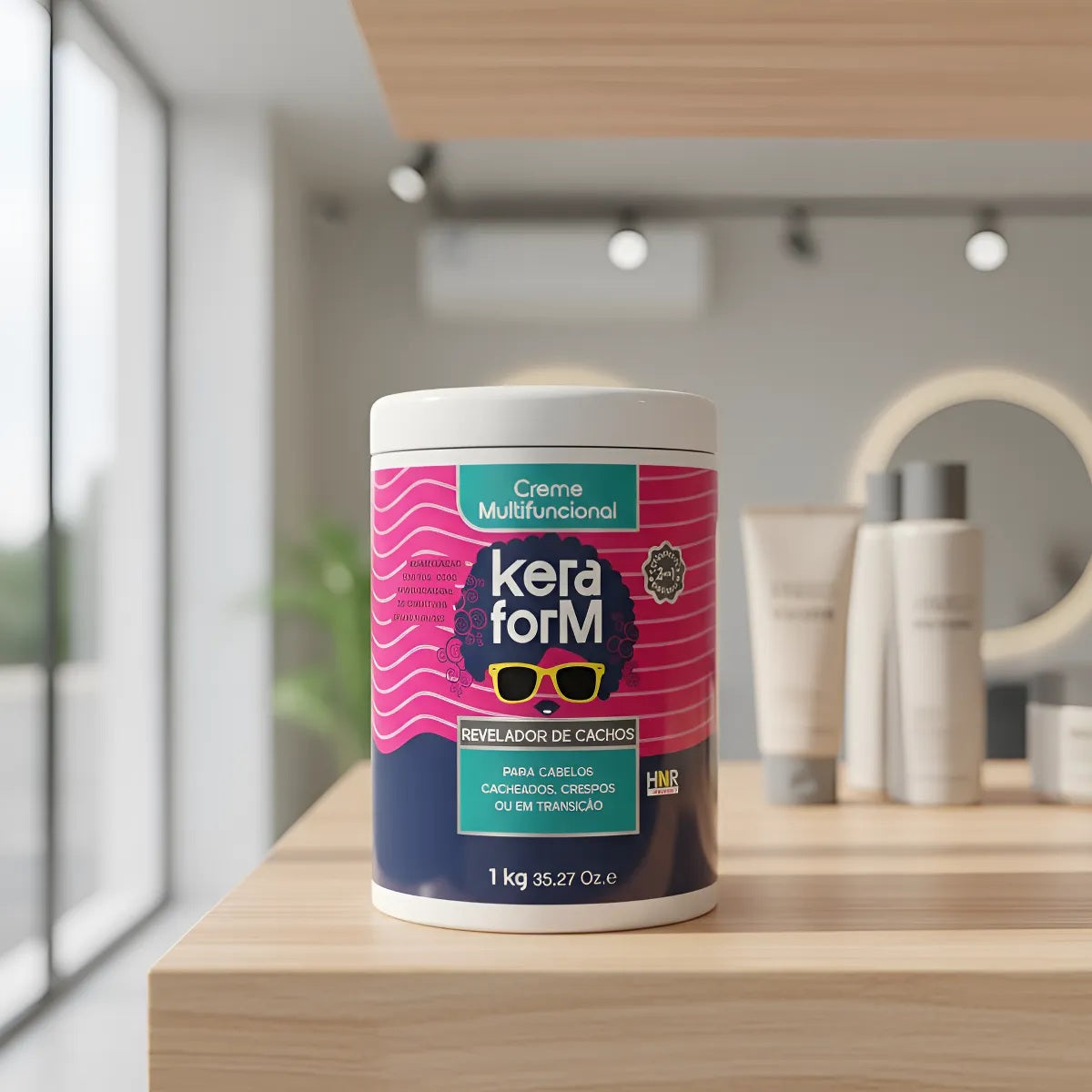 Crema Multifuncional 2 En 1 Keraform Revelador De Rizos 1kg