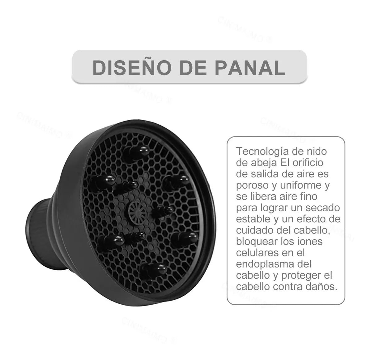 Difusor Generico De Silicona Negro