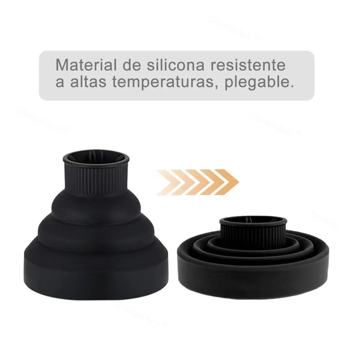 Difusor Generico De Silicona Negro