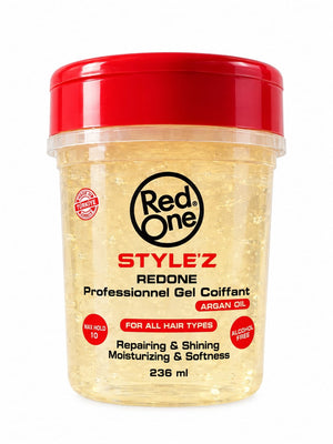 Gel Red One Para Rizos Y Ondulado Argan 236ml