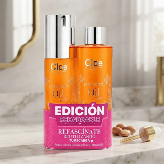 Pack Aceites Cloe Fascination Pearl 50ml y Recharge 100ml