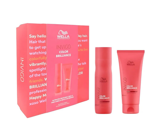 Pack Wella Shampoo 250ml + Acondicionador 200ml Brilliance