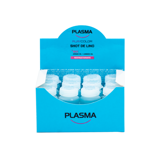 Ampolla Plasma Shot Lino 12 x 15ml