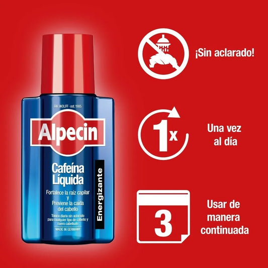 Tónico Alpecin Anti Caída Cafeína Liquida 200ml