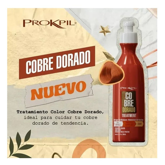 Tratamiento Prokpil Color Cobre Dorado Matizador 300ml