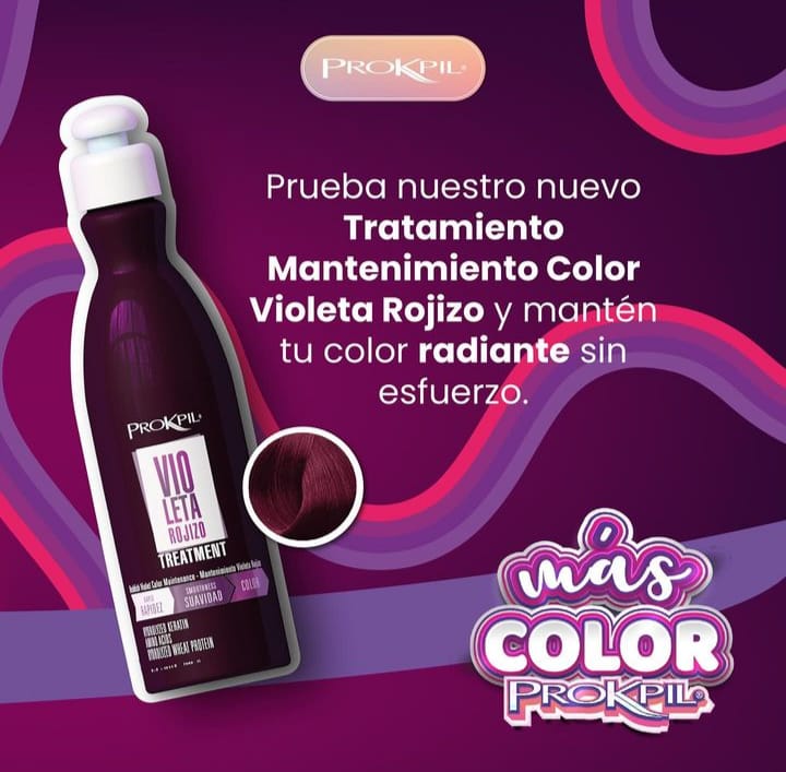 Tratamiento Prokpil Color Violeta Rojizo Matizador 300ml