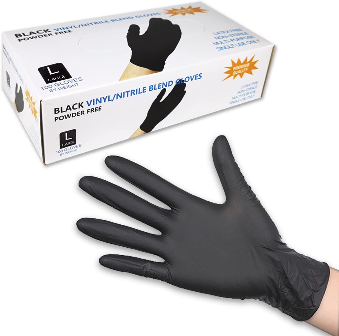 Guantes De Nitrilo Negro