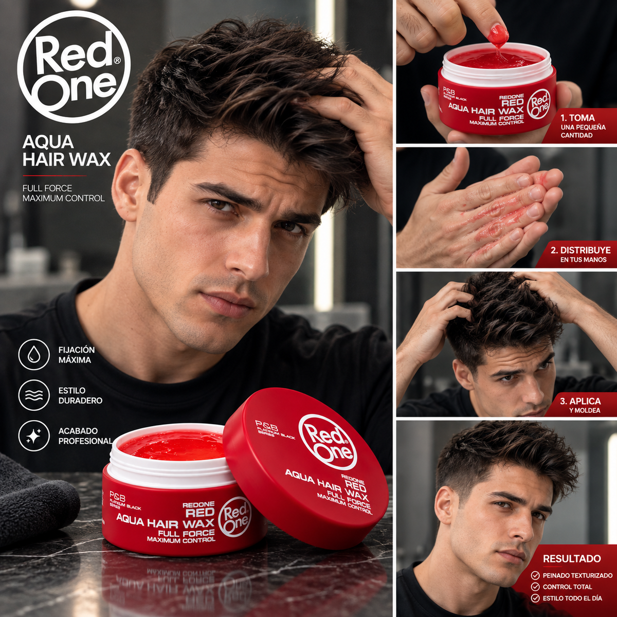 Cera Red One Fijación Fuerte Red 150ml