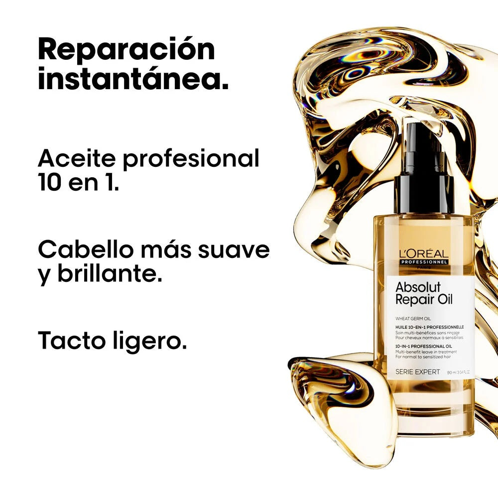 Aceite Loreal Absolut Repair 10 en 1 90ml