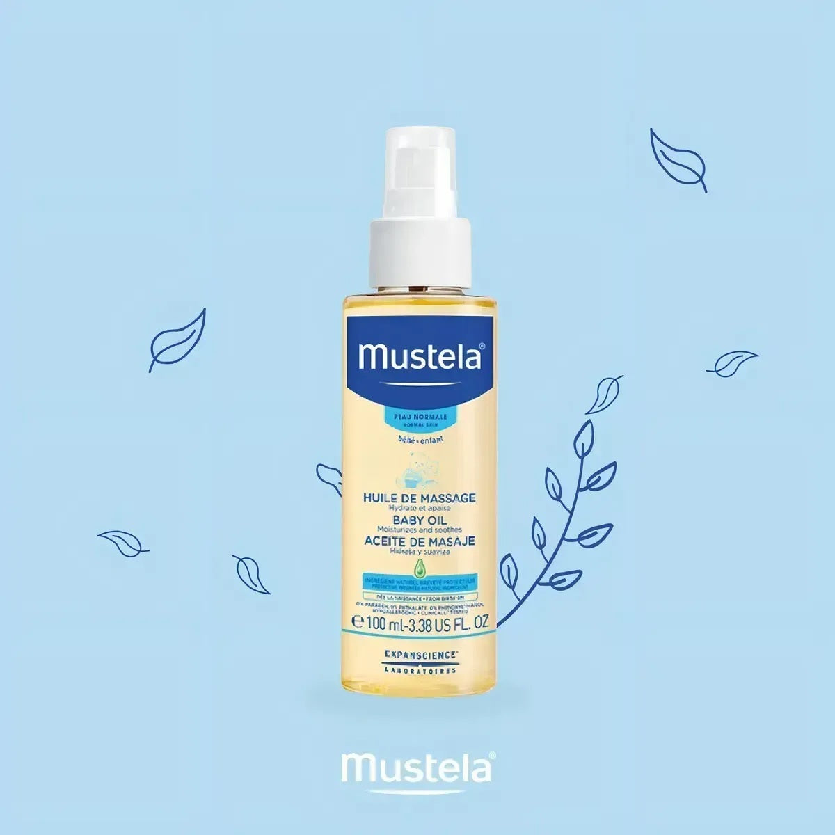 Aceite Mustela De Masaje Corporal 100ml