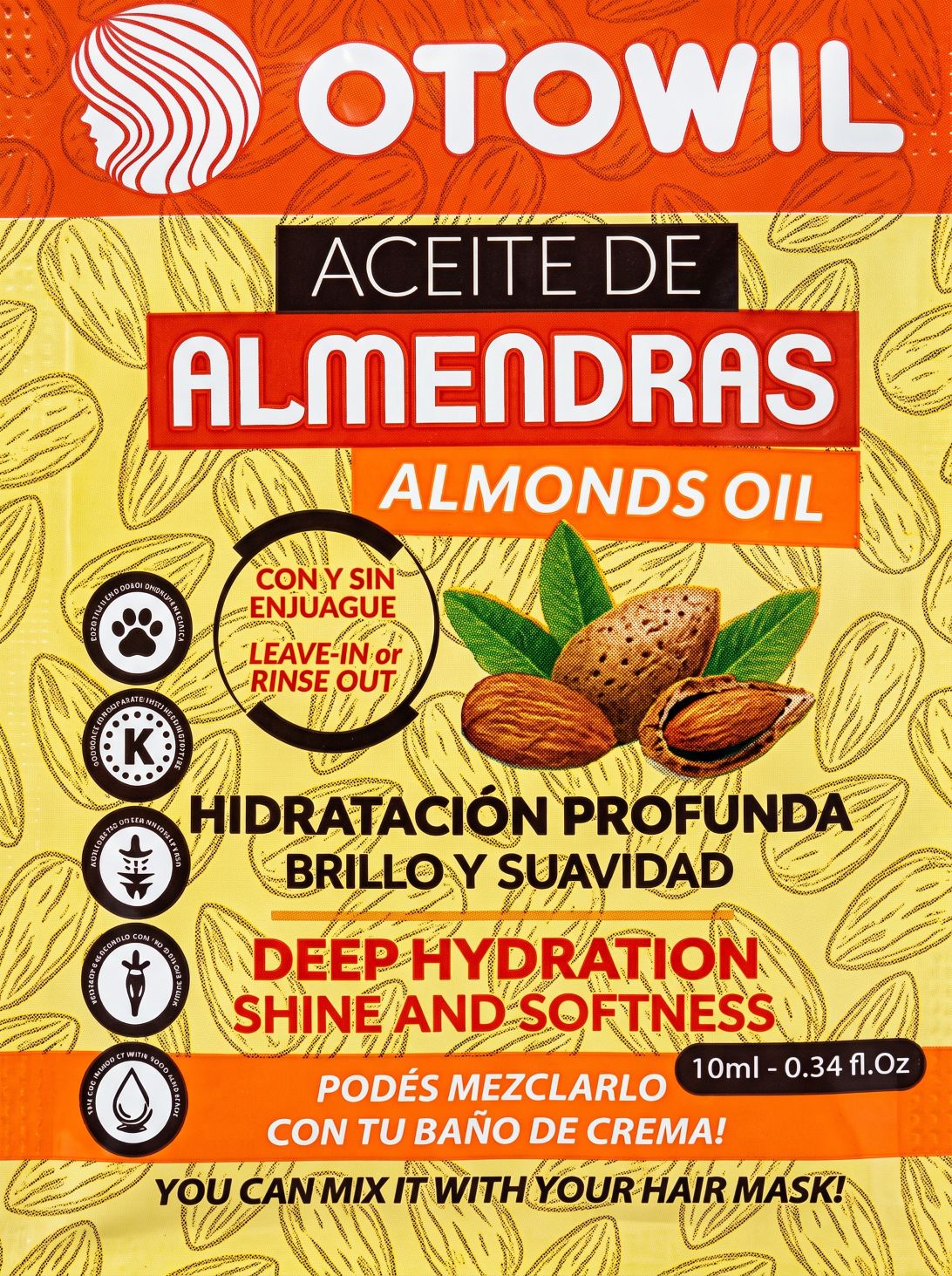 Aceite Otowil Almendras Sobre 10ml