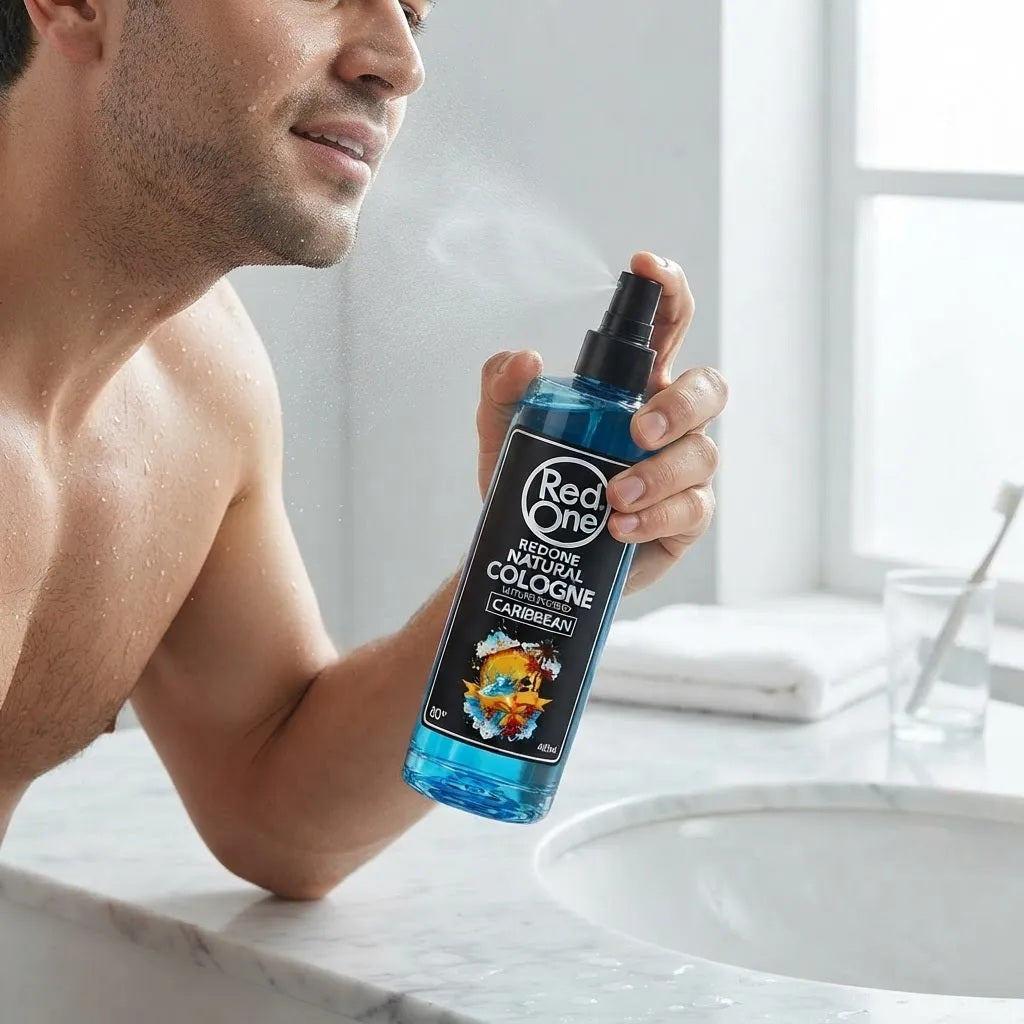 After Shave Red One Spray Caribbean 400ml