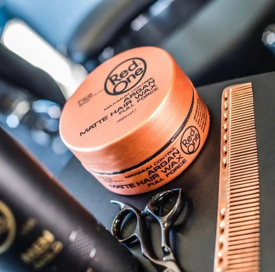 Cera Red One Matte Fijación Fuerte Argan 150ml