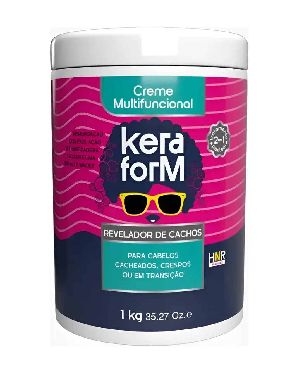 Crema Multifuncional 2 En 1 Keraform Revelador De Rizos 1kg