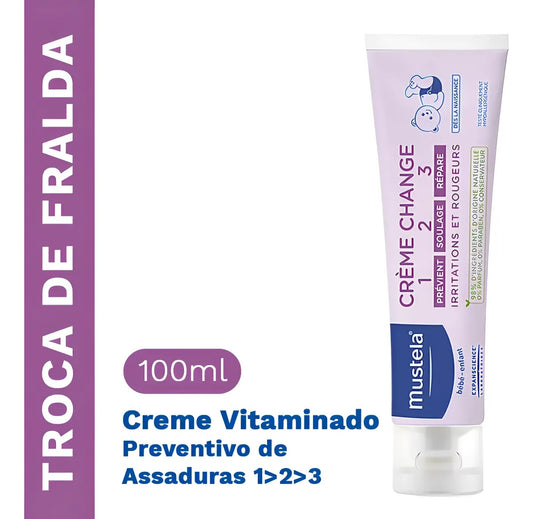 Crema Mustela Para Rozaduras 1 2 3 100ml