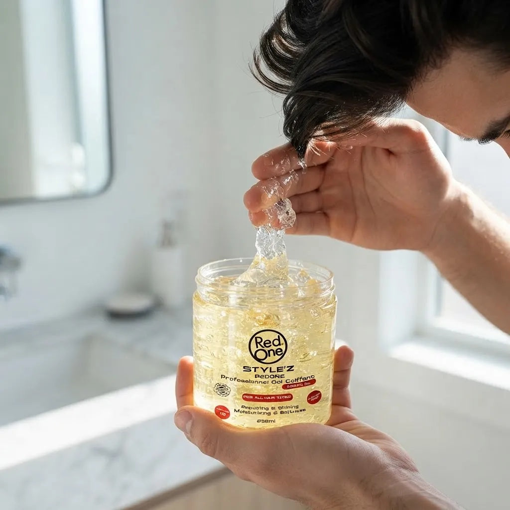 Gel Red One Para Rizos Y Ondulado Argan 236ml