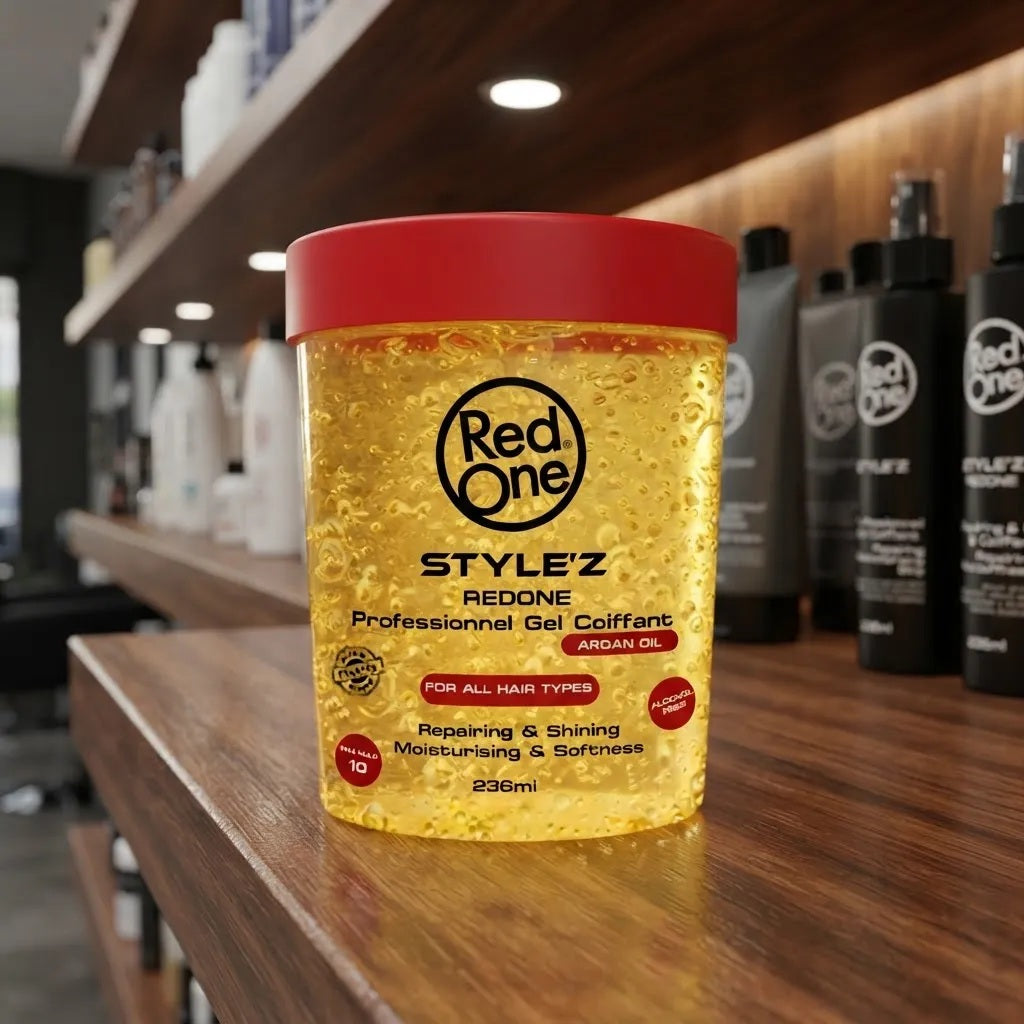 Gel Red One Para Rizos Y Ondulado Argan 236ml