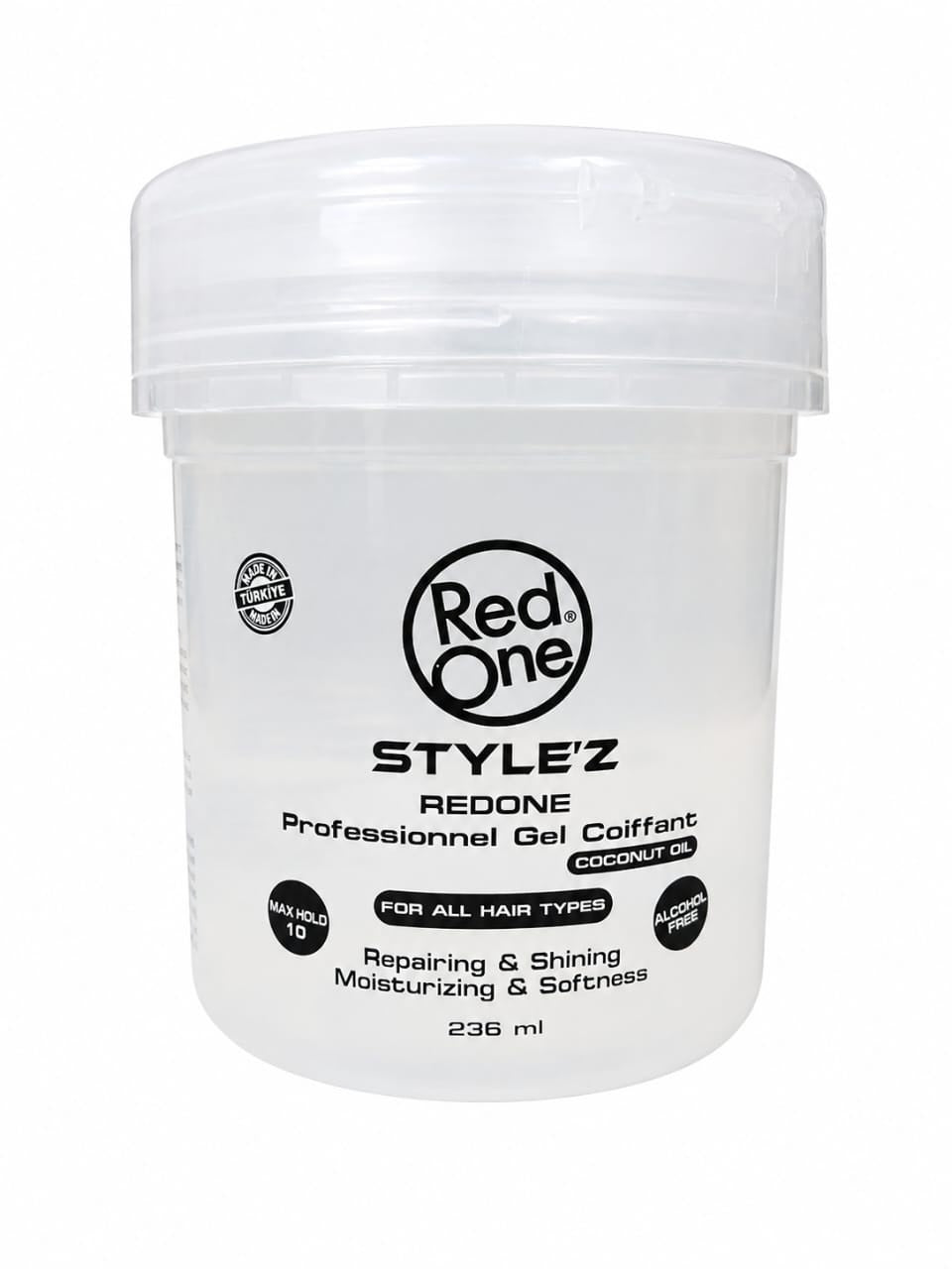 Gel Red One Para Rizos Y Ondulado Coconut 236ml