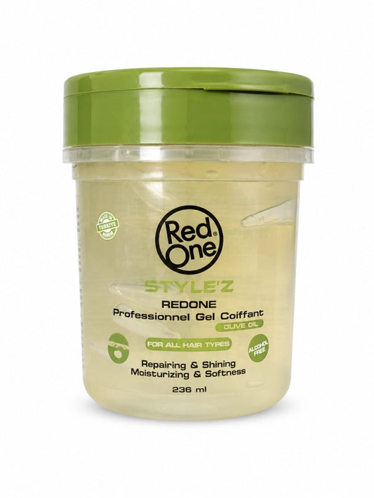 Gel Red One Para Rizos Y Ondulado Olive 236ml