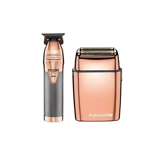 Kit Máquina Trimmer B787 + Shaver FX02 Rose Gold