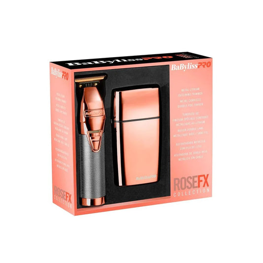 Kit Máquina Trimmer B787 + Shaver FX02 Rose Gold