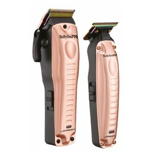 Kit De Máquinas Clipper + Trimmer Lopro Rose Gold