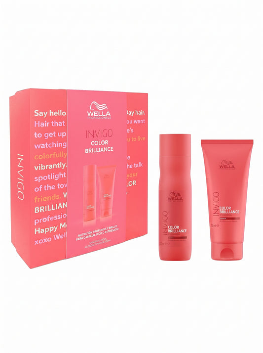 Pack Wella Shampoo 250ml + Acondicionador 200ml Brilliance