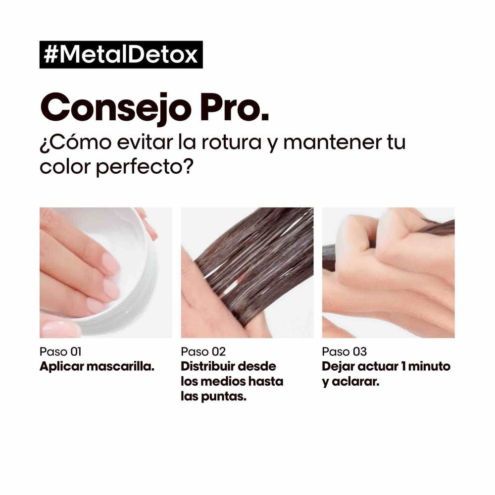 Máscara Loreal Metal Detox 500ml