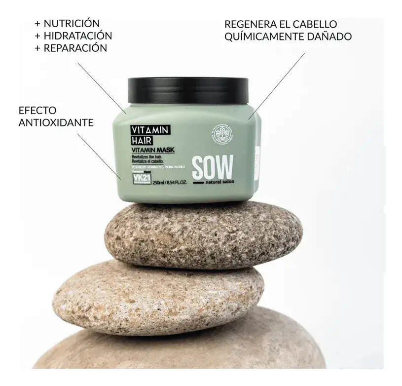 Máscara Sow Vitamin Hair 250ml