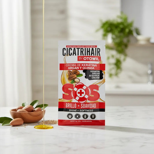 Máscara Otowil Cicatrihair SOS Keratina y Argan Sobre 25gr