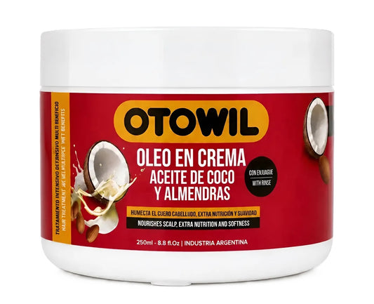 Oleo Crema Otowil Aceite de Coco y Almendras 250gr