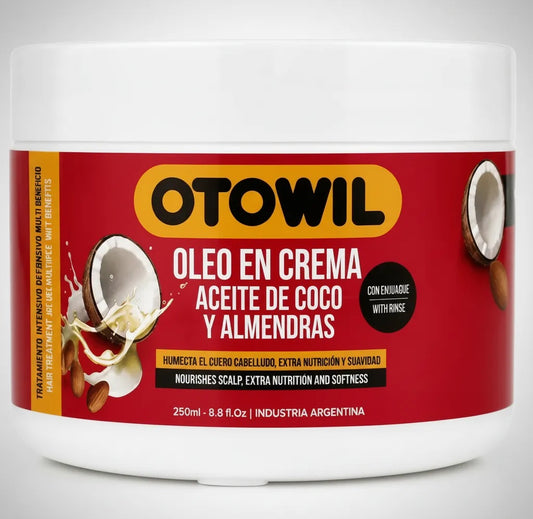 Oleo Crema Otowil Aceite de Coco y Almendras 250gr