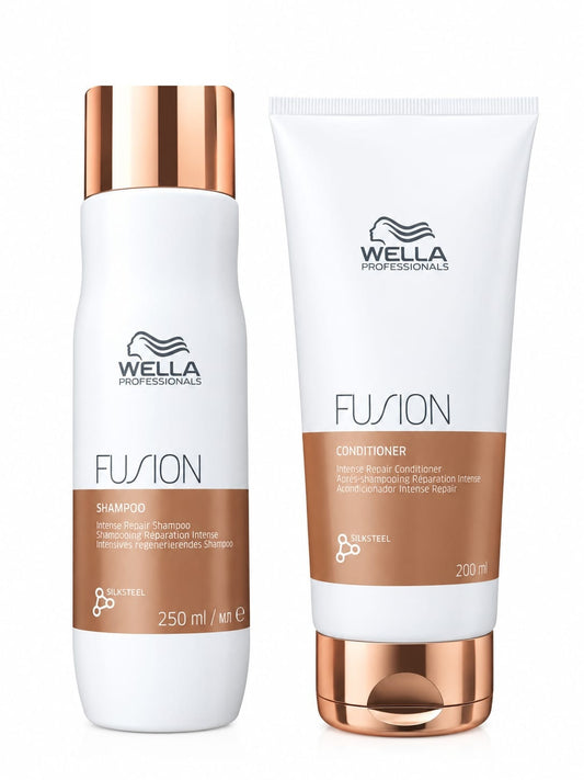 Pack Wella Shampoo 250ml + Acondicionador 200ml Fusion