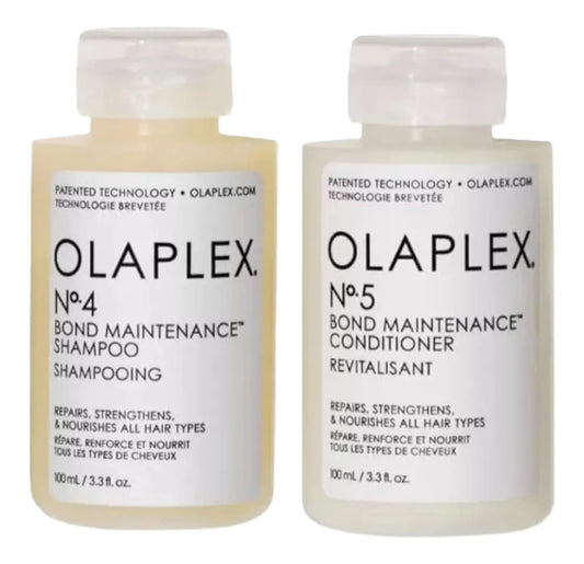 Pack Olaplex Shampoo 4 100ML + Acondicionador 5 100ML Mantenimiento