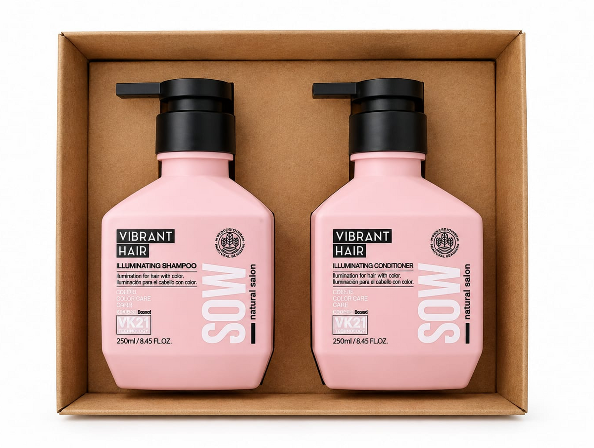 Pack Sow Acondicionador 250ml + Shampoo 250ml Illuminating