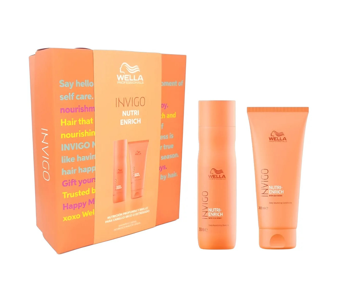 Pack Wella Shampoo 250ml + Acondicionador 200ml Enrich