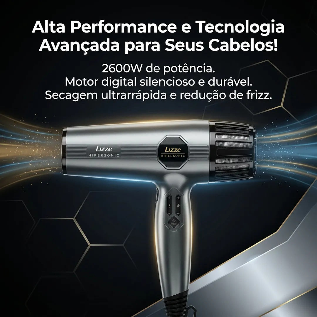 Secador Lizze Hiper Sonic 2600 Watts
