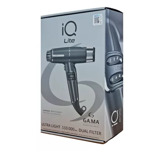 Secador Gama IQ Lite Black - Ultra liviano