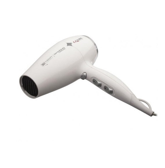 Secador Gama Diamond Ceramic STD Blanco 3D