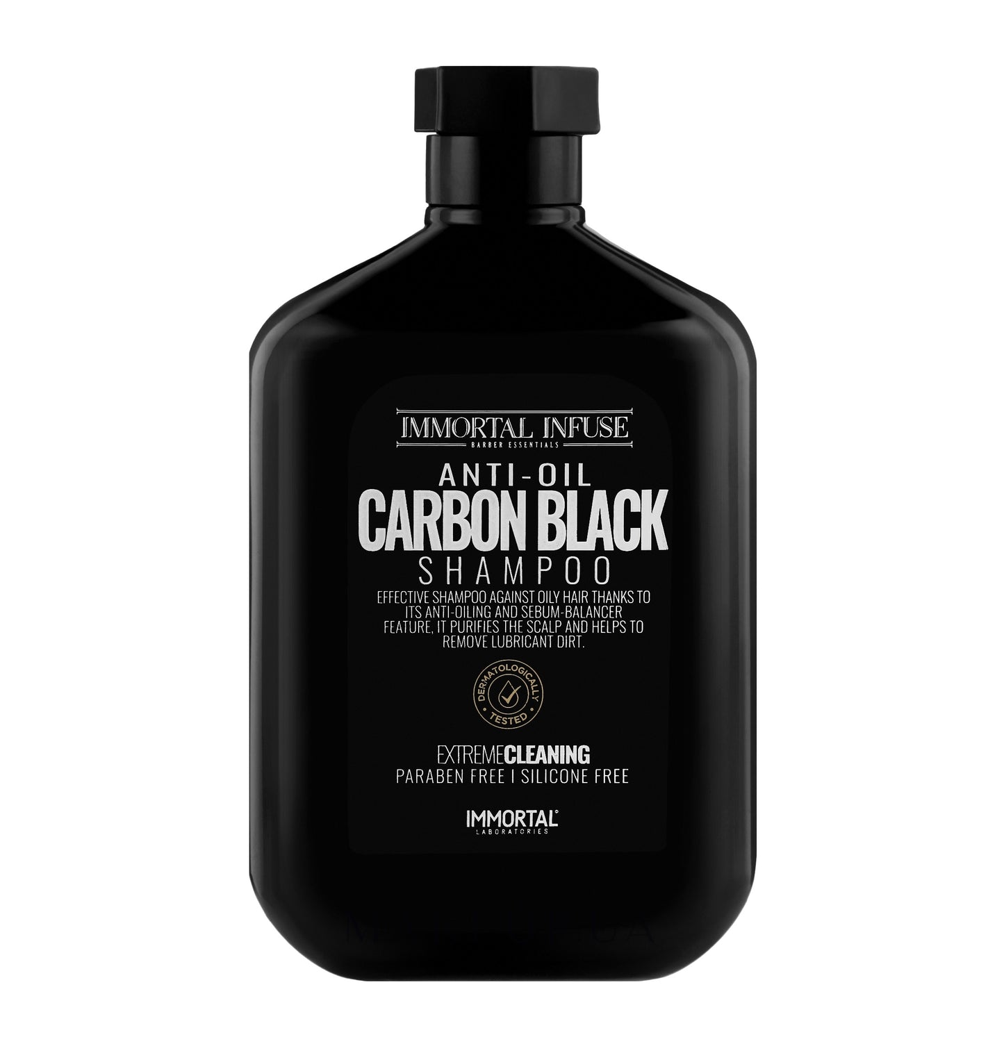 Shampoo De Cabello y Barba Carbon Black 500ml