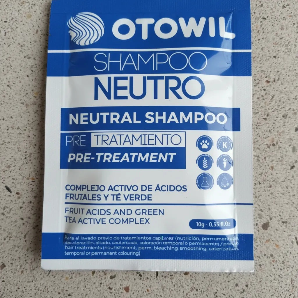 Shampoo Otowil Pre tratamiento Sobre 10ml