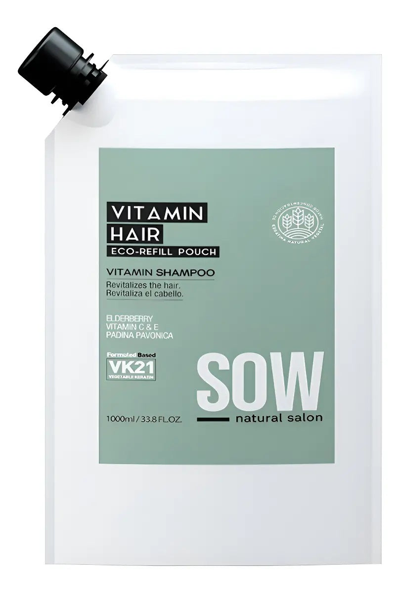 Shampoo Sow Vitamin Hair 1000ml Recarga