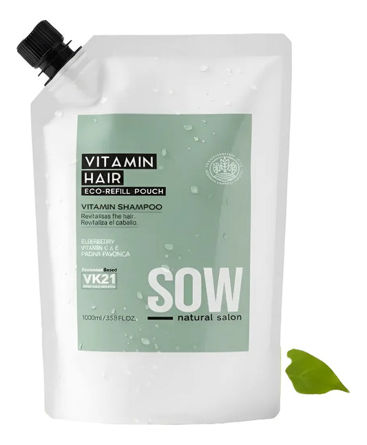 Shampoo Sow Vitamin Hair 1000ml Recarga
