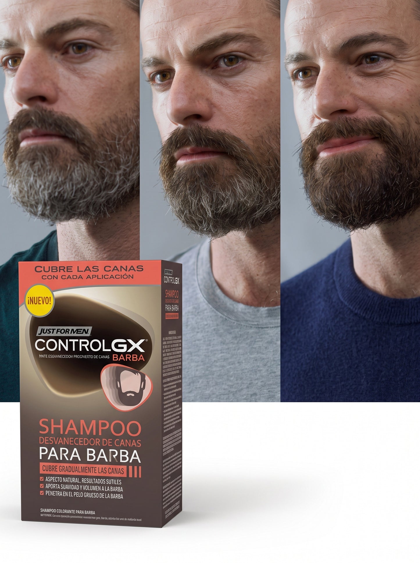 Shampoo JFM Control De Canas Gx Para Barba