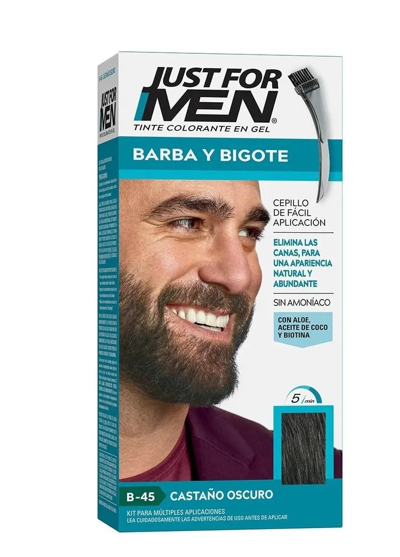 Tinte JFM Barba y Bigote Castaño Oscuro 28gr