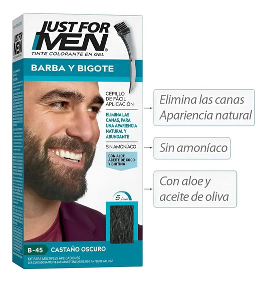 Tinte JFM Barba y Bigote Castaño Claro 28gr