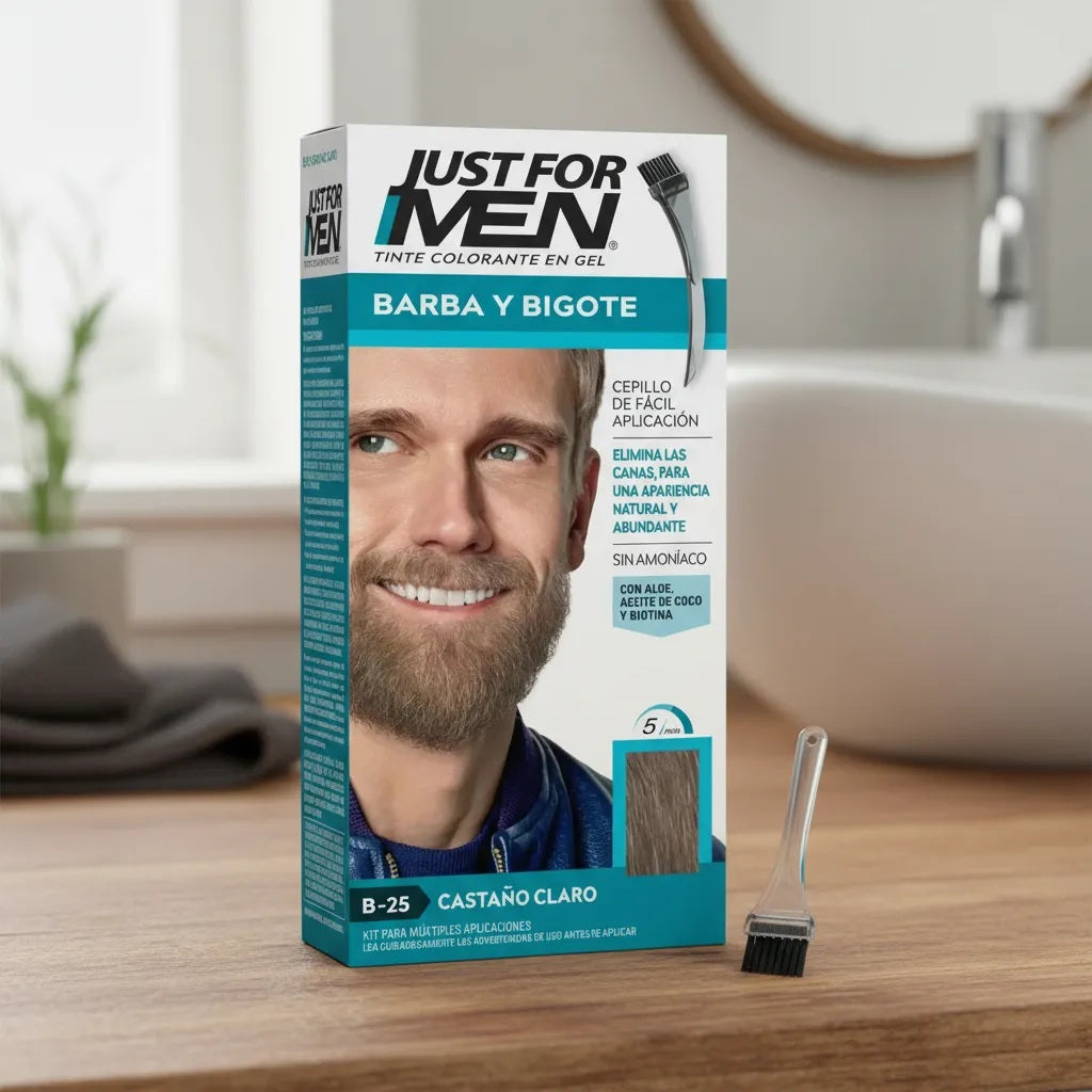 Tinte JFM Barba y Bigote Castaño Claro 28gr