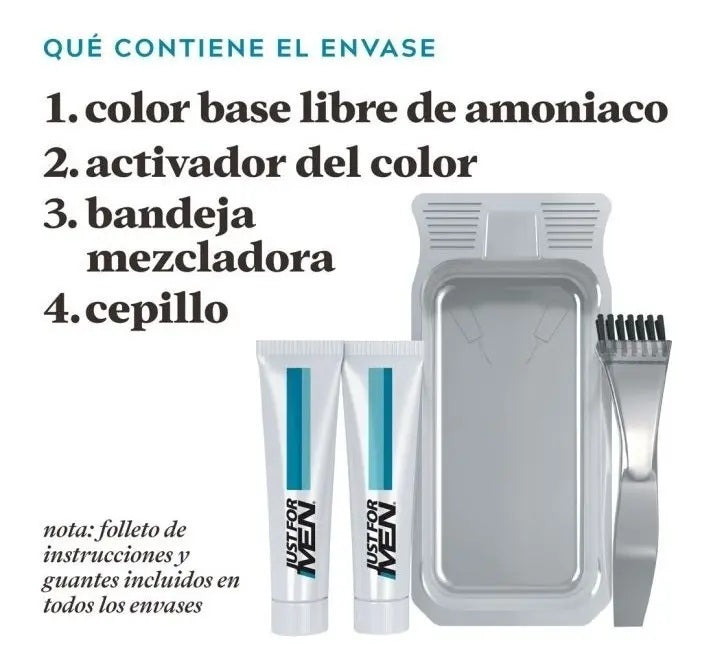 Tinte JFM Barba y Bigote Castaño Oscuro 28gr